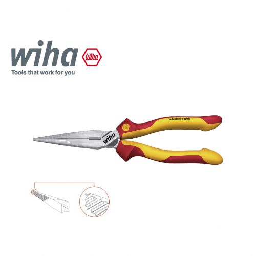 德國 Wiha 絕緣型 工業尖嘴鉗200mm 38858